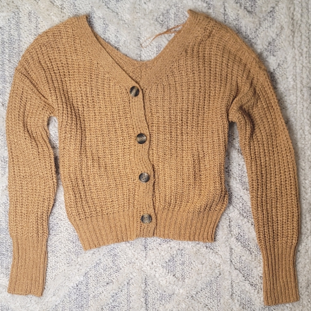 Orange Cardigan